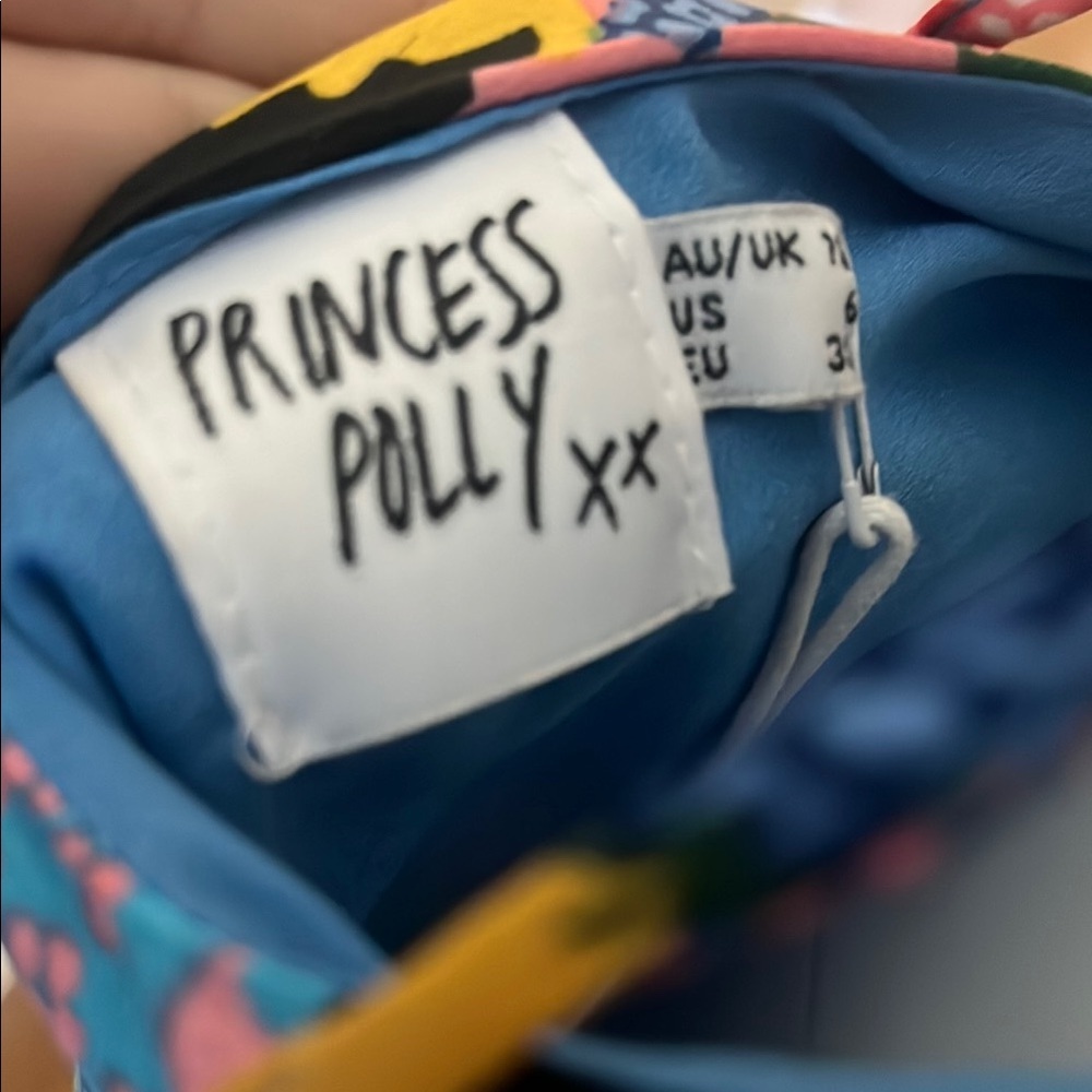 Princess Polly Multicolored Ruffled Tiered Sundress Size 6 New With Tag - Picture 3 of 11